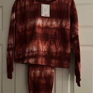 LuLaRoe Set - Rich Brown Tie-Dye